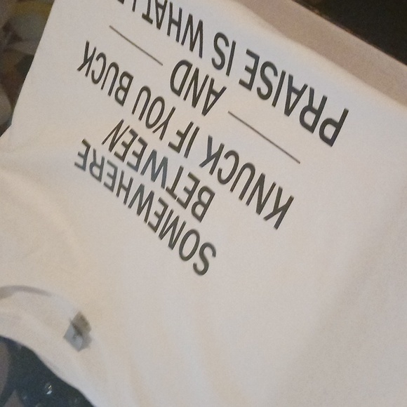 Somewhere between knuck if you buck or praise is what I do T-Shirt - Picture 4 of 4